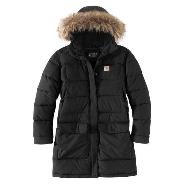 Carhartt Jackets: Boy's CP8545 BLK Black Cotton Canvas Lined Jacket