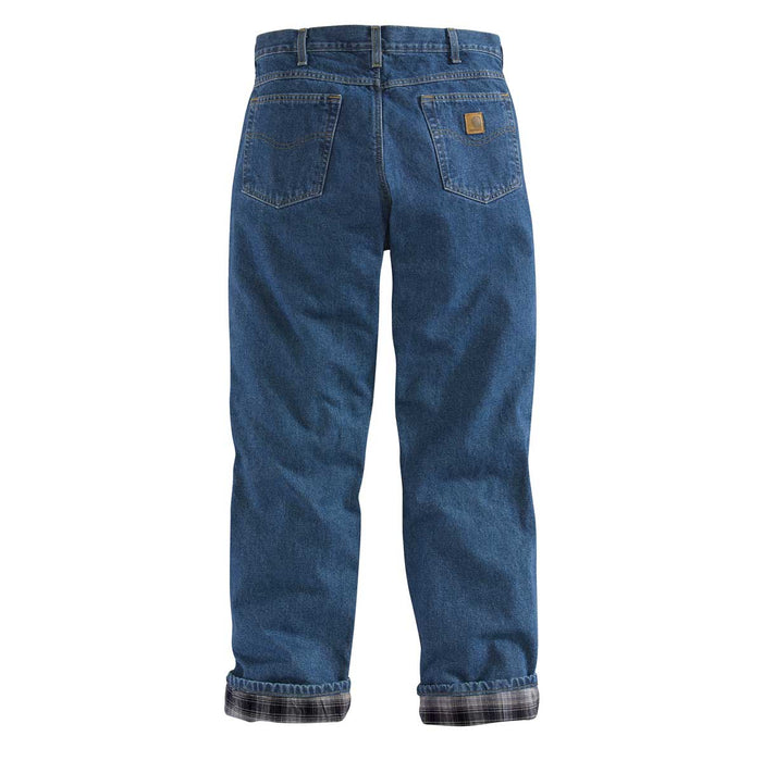 Carhartt B172 Flannel-Lined Darkstone Jeans — Gempler's