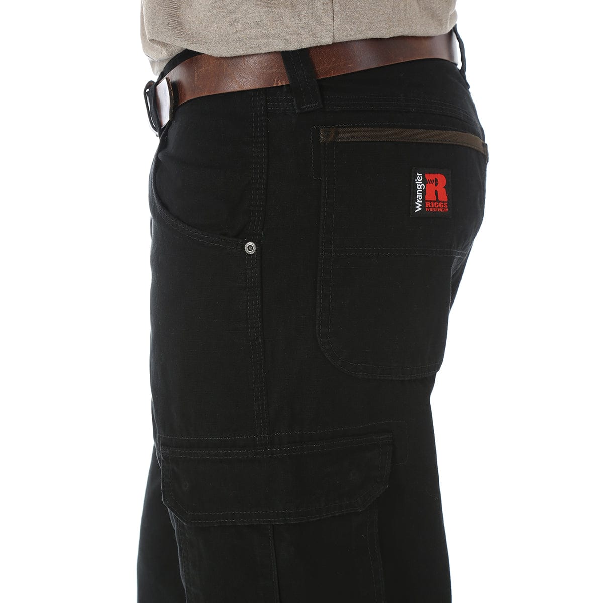 Wrangler Riggs Workwear Ripstop Ranger Cargo Pants, Black | Gempler's