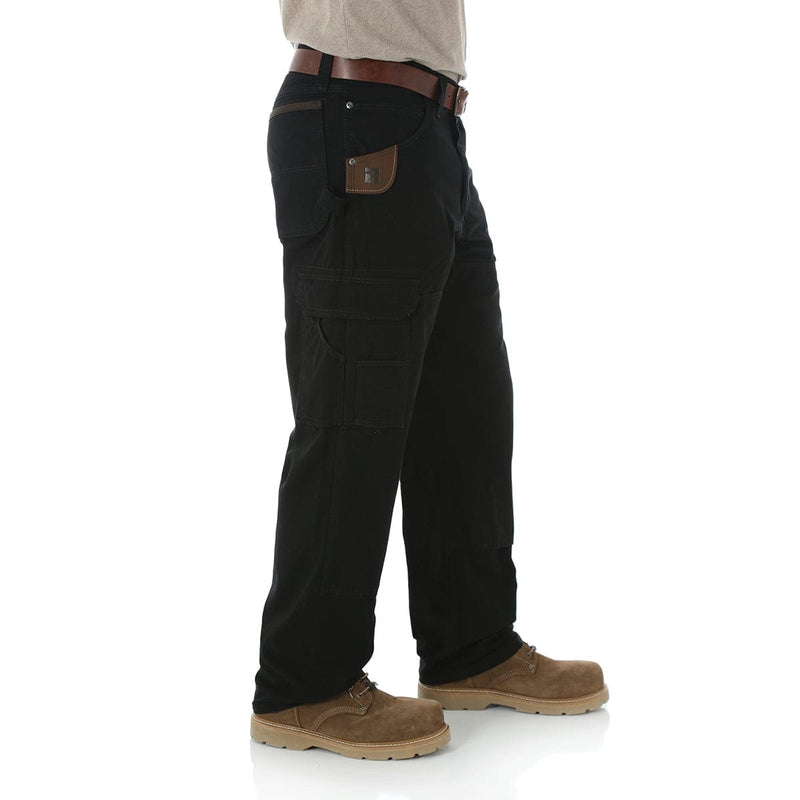 Wrangler Riggs Workwear Ripstop Ranger Cargo Pants, Black | Gemplers