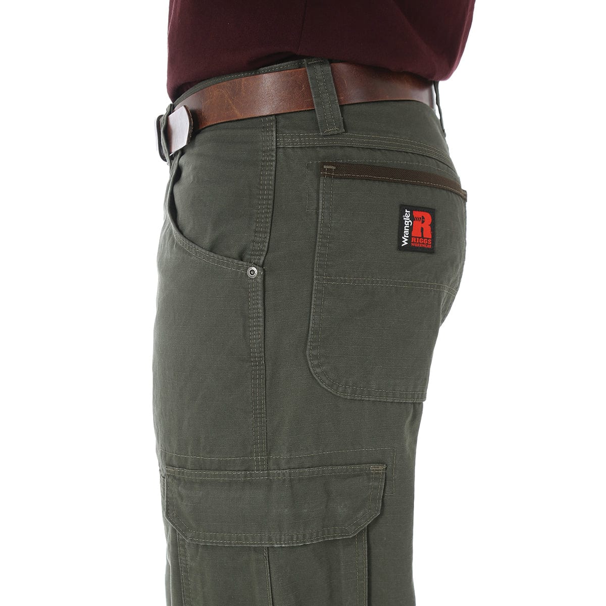 Wrangler Riggs Workwear Ripstop Ranger Cargo Pants, Loden | Gempler's