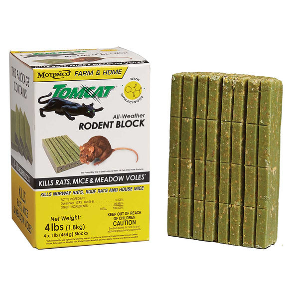 Tomcat Bait Station Blocks For Mice And Rats 4 Oz 1 Pk : Target