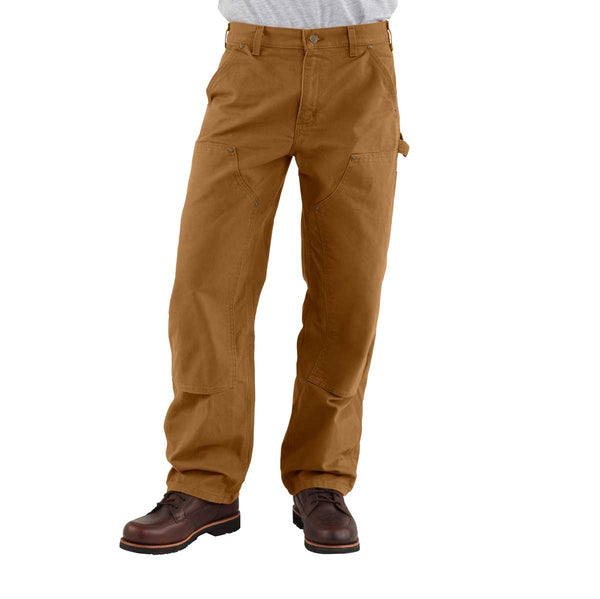 Carhartt Rugged Flex Loose Fit Canvas Double-Front Work Pant, Dark Brown,  10, REG 102323-20110REG