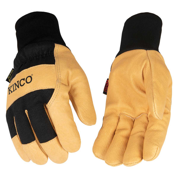 Kinco 387P-XL Buffalo Leather Elastic Work Gloves, X-Large – Toolbox Supply