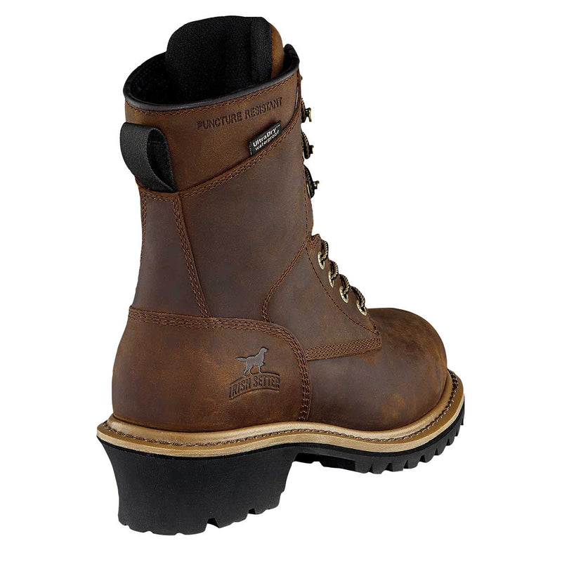 womens steel toe logger boots