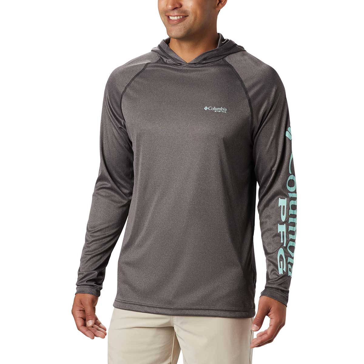 Image of Columbia Men's PFG Terminal Tackle Heather Hoodie