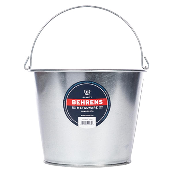 2.5 Quart Galvanized Steel Paint Pail