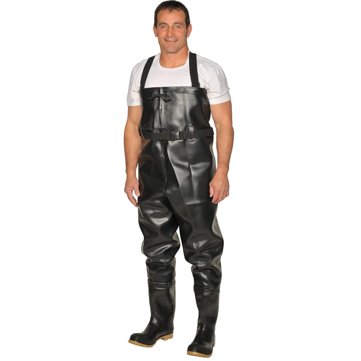 leather chest waders