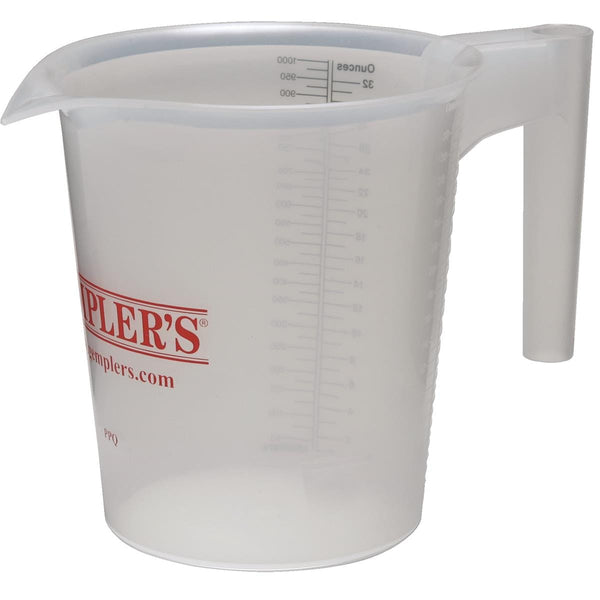 Service Ideas MP128CL Measuring Pitcher, 1 Gallon (128 oz.)