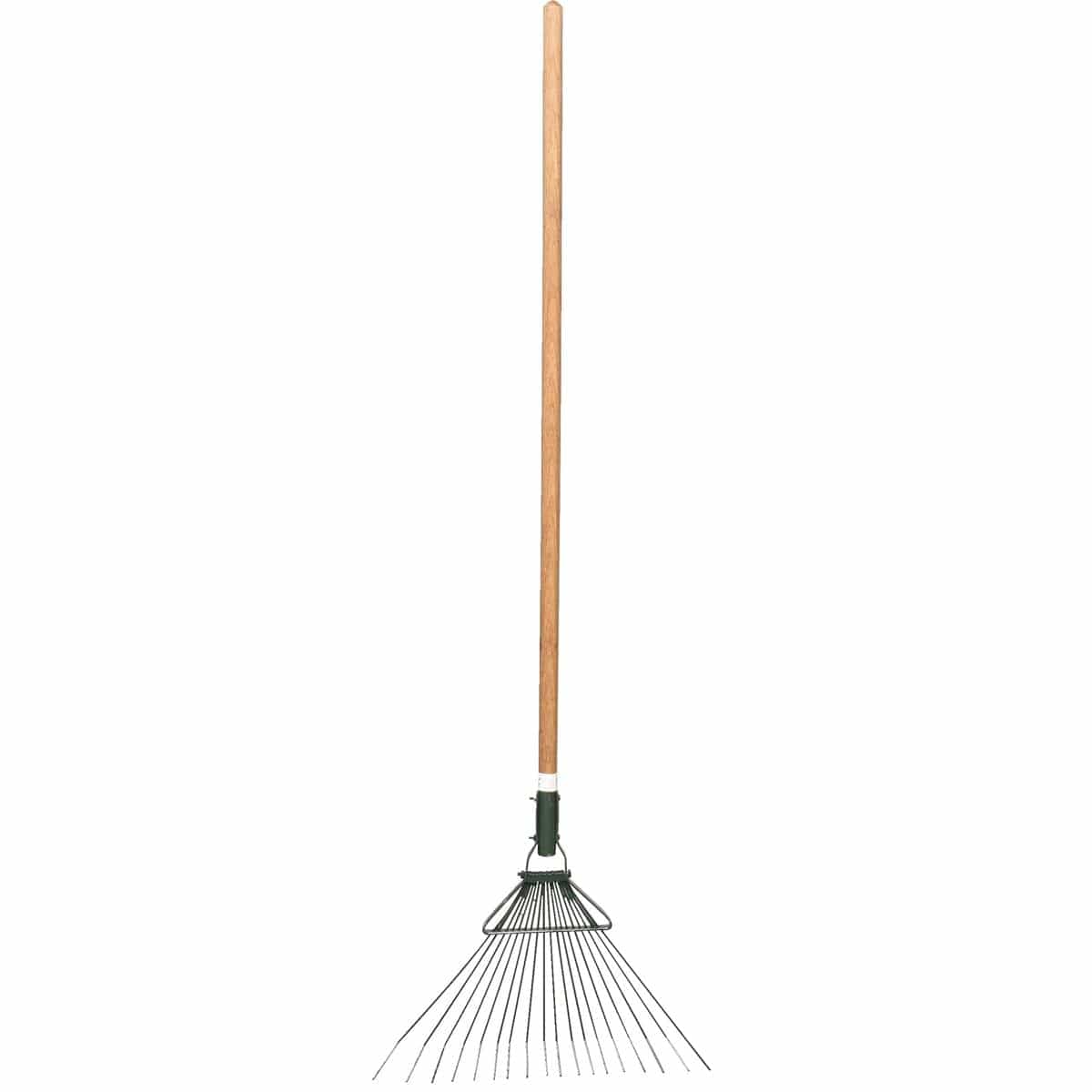 Broom Fire Rake with Wooden Handle — Gempler's