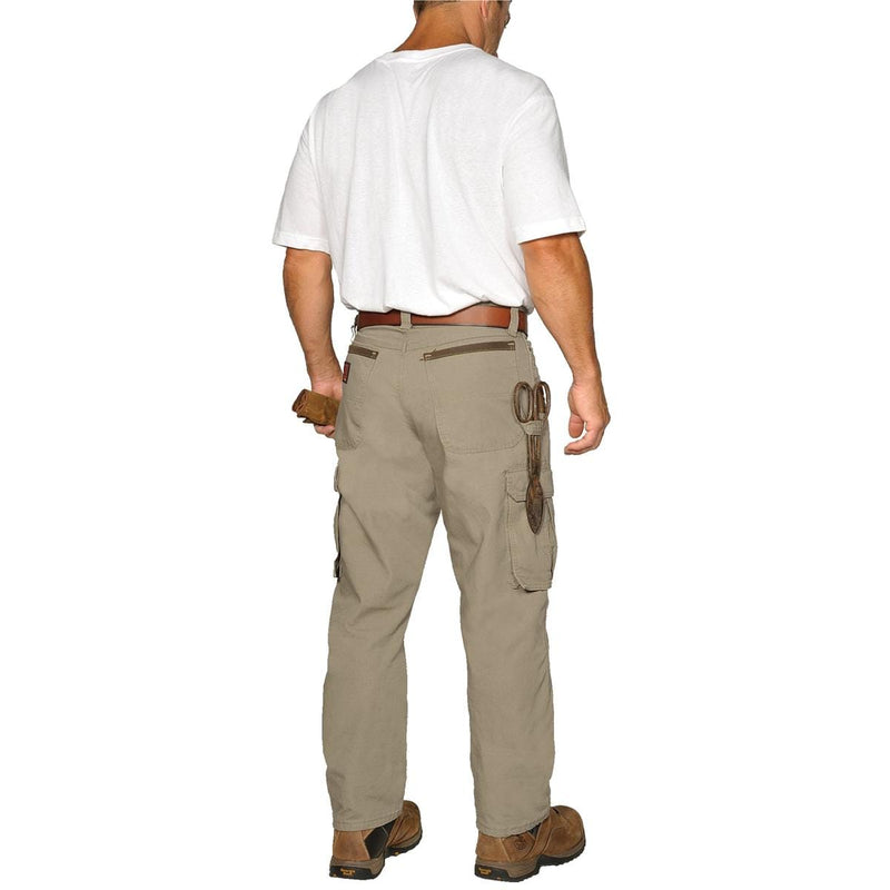 cargo pants with flannel lining