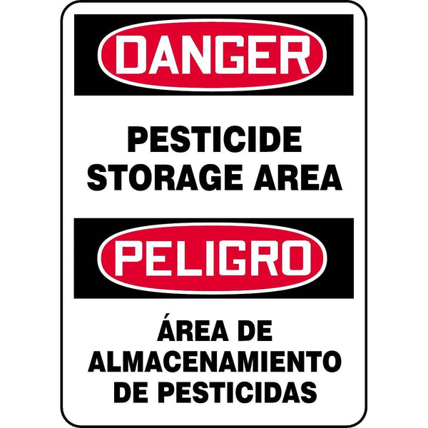 Vestil, Danger Sign (Spanish/Espanol)-Aluminum Composite, Sign Message ZONA  DE CONSTRUCCIÓN NO ENTRAR, Height 12.5 in, Width 18.5 in, Model SI-D-37-D-  - Yahoo Shopping