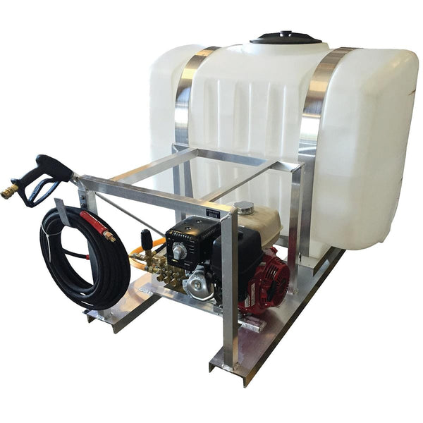 50-gal. Skid-Mounted Pressure Washing Unit