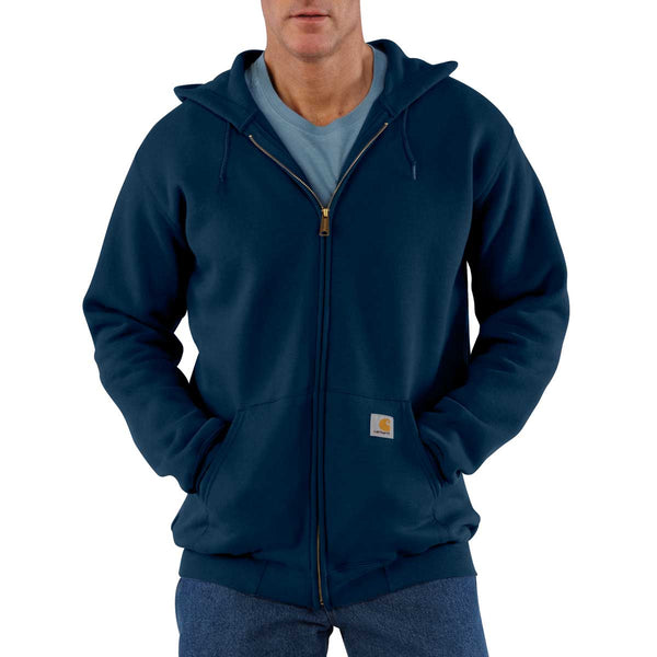 Carhartt Men's Rain Defender Loose Fit Midweight Thermal-Lined Full-Zip  Sweatshirt