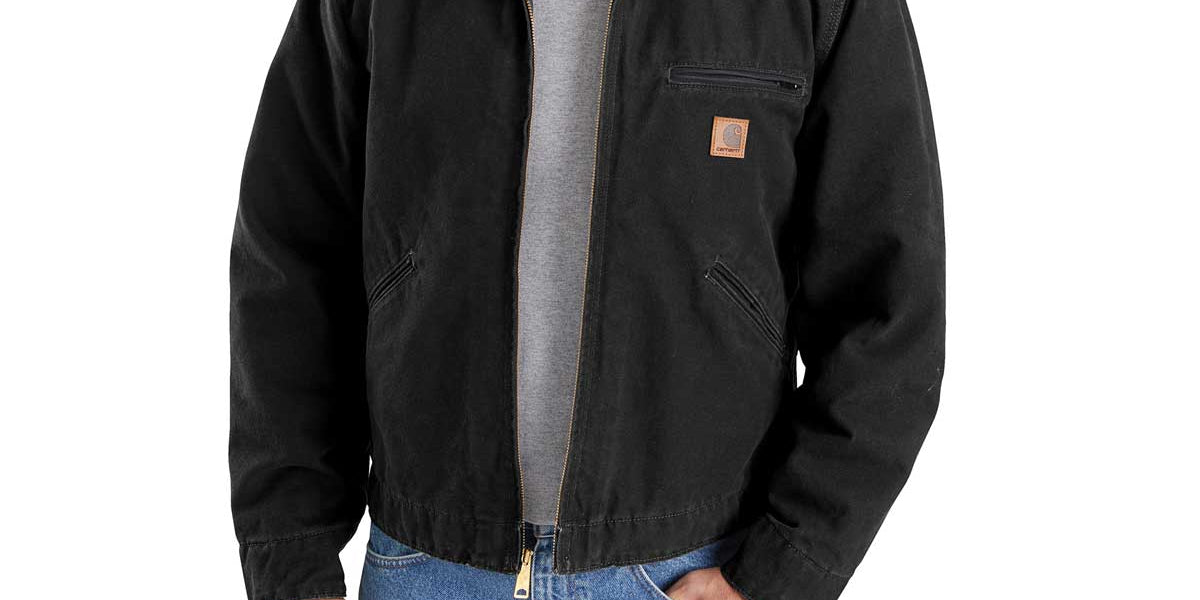 Carhartt J97 Blanket-Lined Sandstone Detroit Jacket — Gempler's