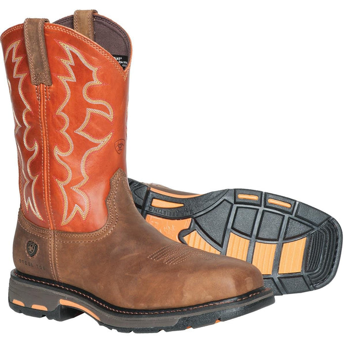ariat workhog boots square toe