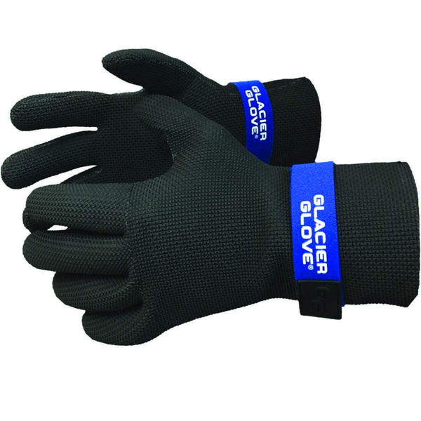 Glacier Glove Perfect Curve Waterproof Fleece-Lined Neoprene Gloves - Black