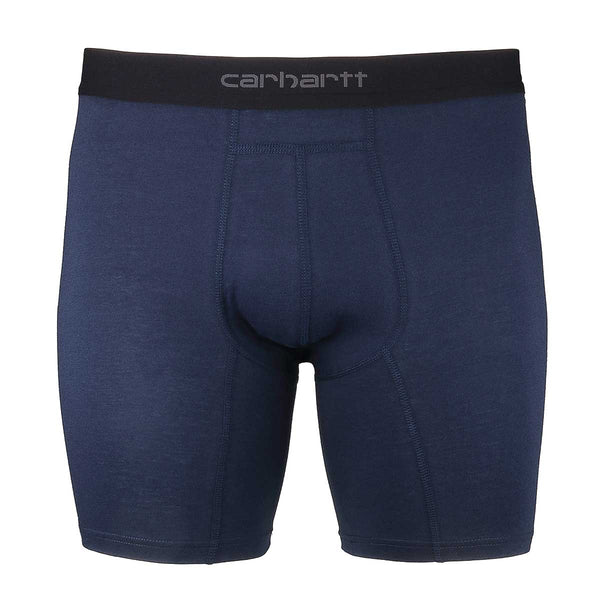 Carhartt 8 Inch Cotton Boxer Brief 2-Pack - S / Shadow