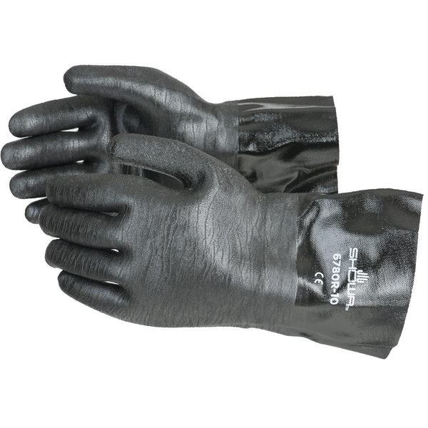 SHOWA N8 Chemical-Resistant 18L, 30-mil Neoprene Gloves