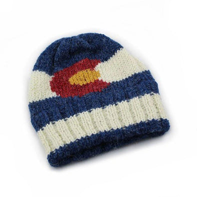 Knit Beanie – Cardinal/Flag – NCGIA