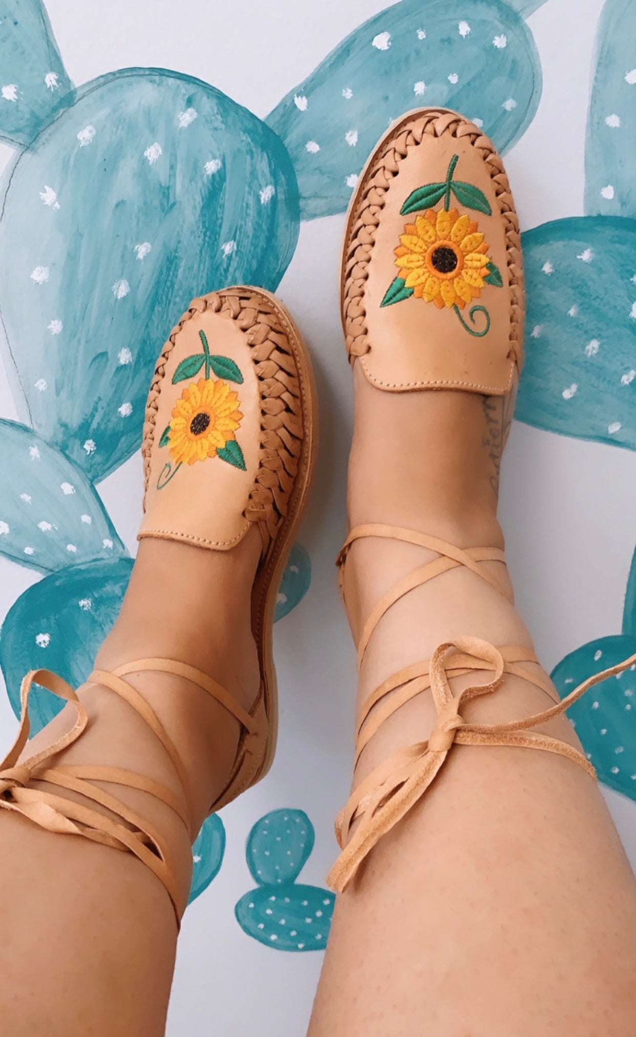 Girasol Lace up Huaraches – Little 