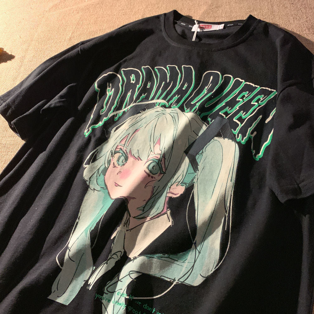 Drama Queen Anime Graphic Tshirt – Free From Label