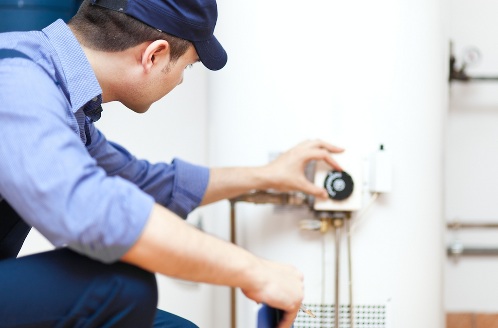 setting the water heater