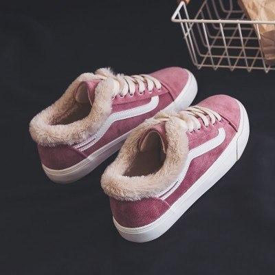 winter canvas shoes