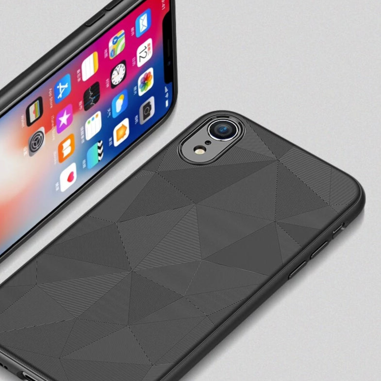 Coque design fine en silicone pour iPhone