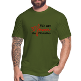 We are forever the POstables B Unisex Jersey T-Shirt by Bella + Canvas - olive