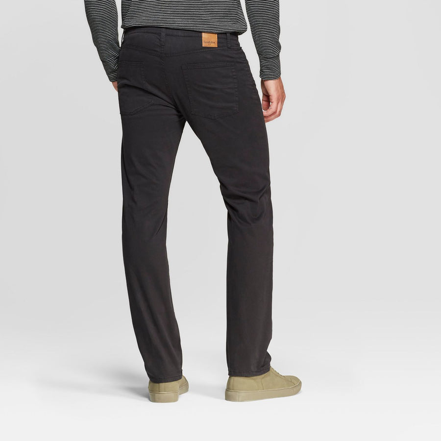 mens black chino pants