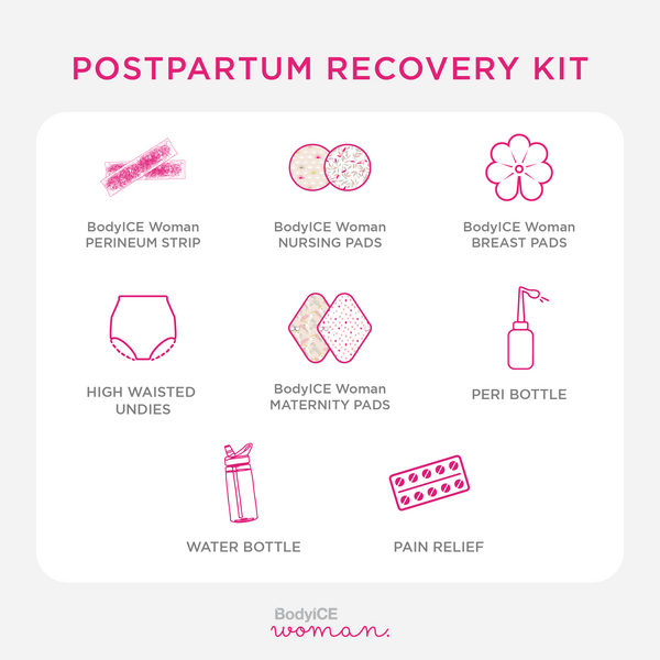 Postpartum recovery kit