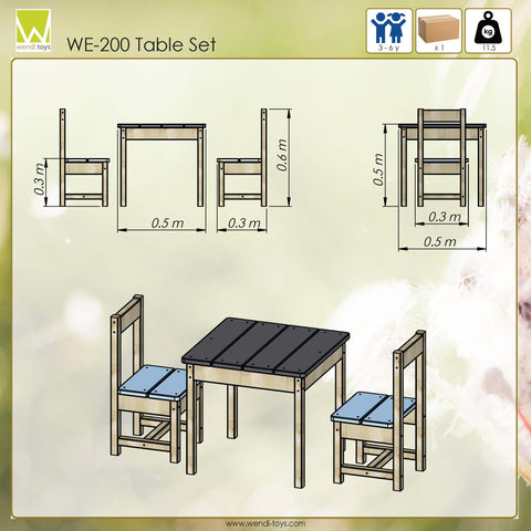 WE-200 Wendi Toys T4 Table Set