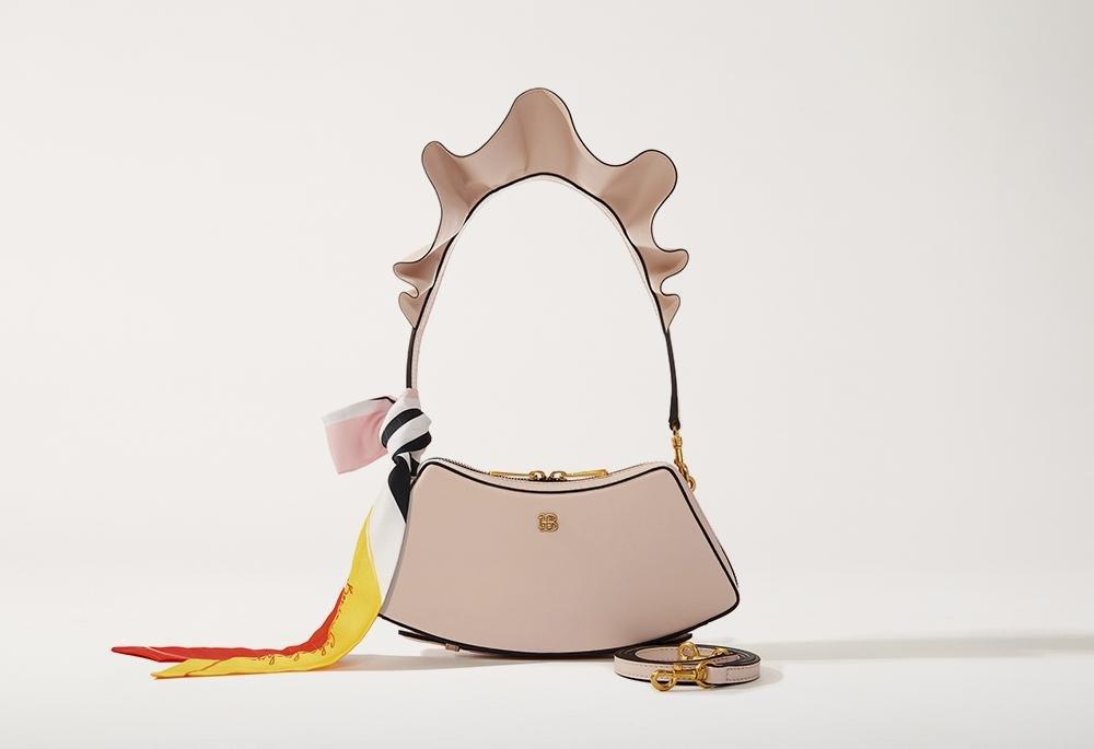 BONIA X SCHA: LIGHT PINK ADJANI SHOULDER BAG