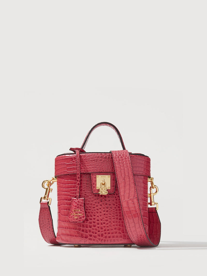 Red Venice Croco Satchel – BONIA