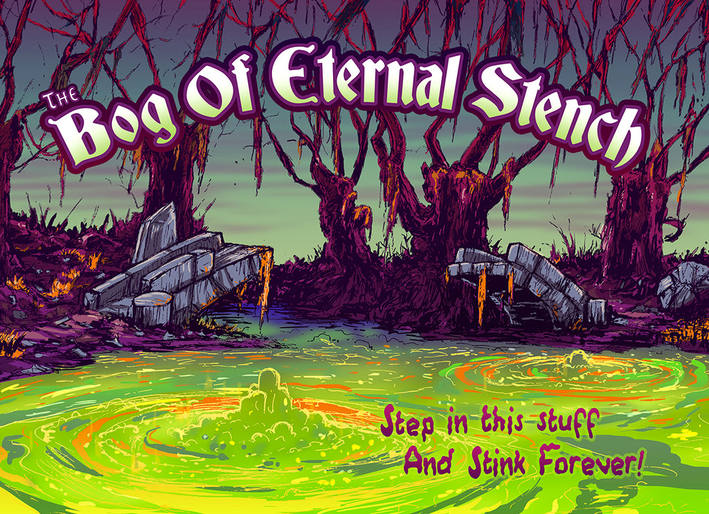 Blankenship "The Bog of Eternal Stench" Postcard Print – Gallery1988