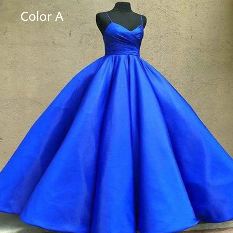 pleated ball gown