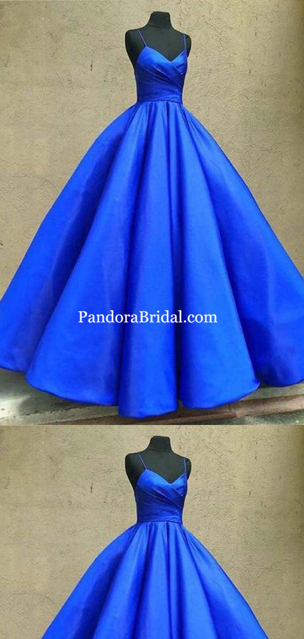 royal blue debut gown