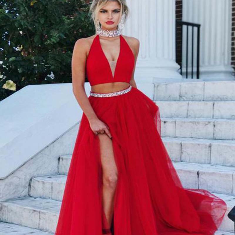 red long prom dresses cheap