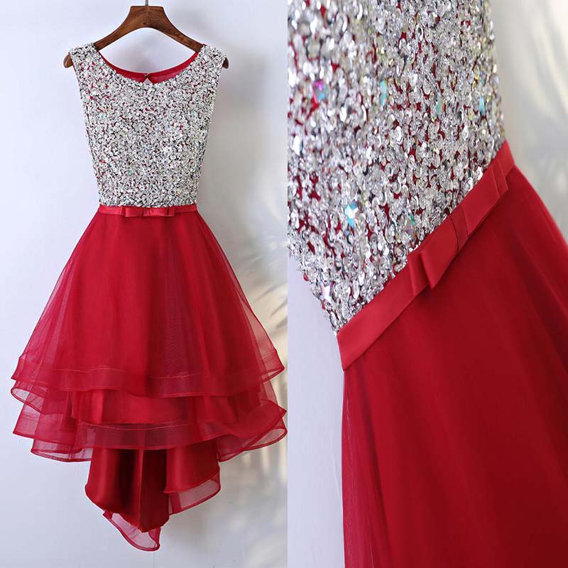 sparkly red homecoming dresses