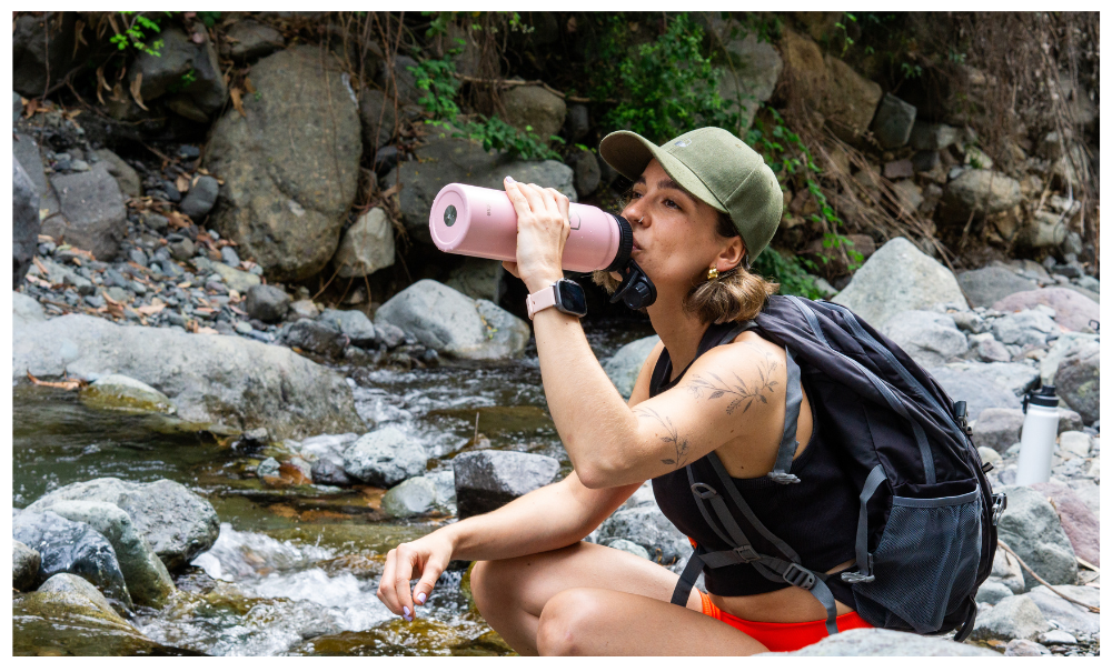 Beber agua es importante, botella de agua insulada Lhotse