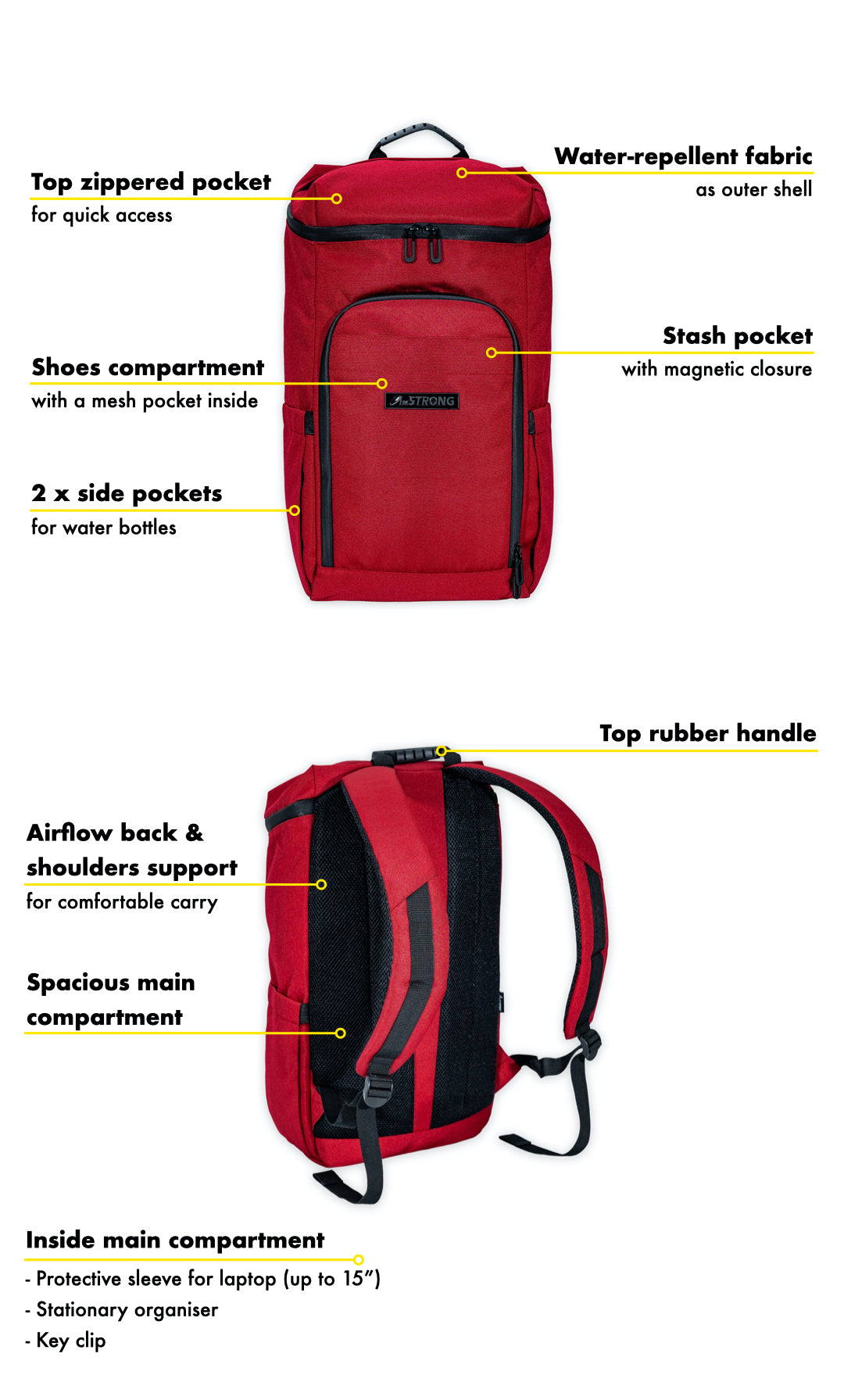 AmSTRONG 01-RUCKSACK red