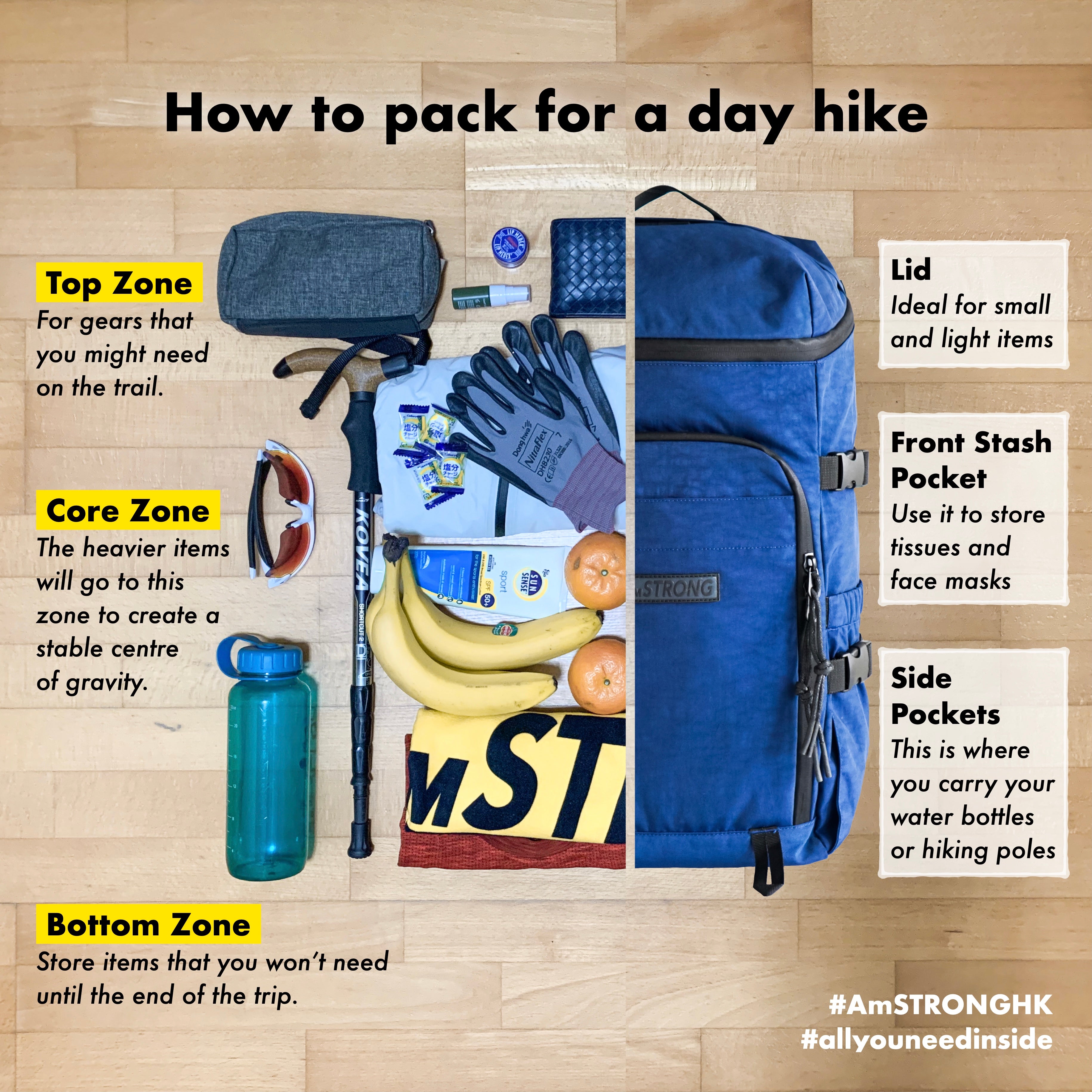 AmSTRONG | How to pack a backpack