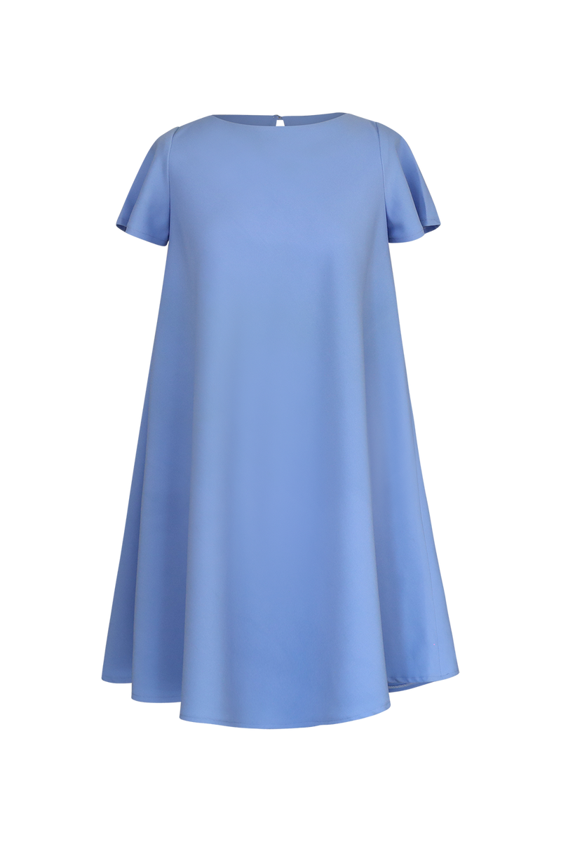 baby blue swing dress