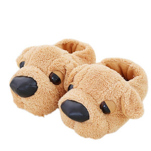 golden retriever slippers