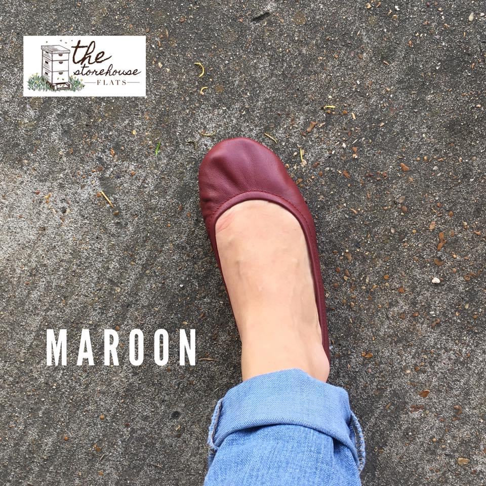 MAROON-classic-storehouse-flats