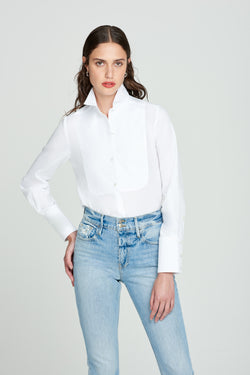 tuxedo shirt with jeans