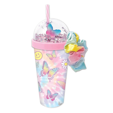 Crystal Cool Cup with Straw Topper, Rainbow – Always + Alexis