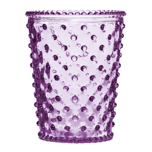 Empty Hobnail Glass - Lilac #41