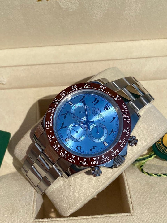 rolex daytona with arabic numerals